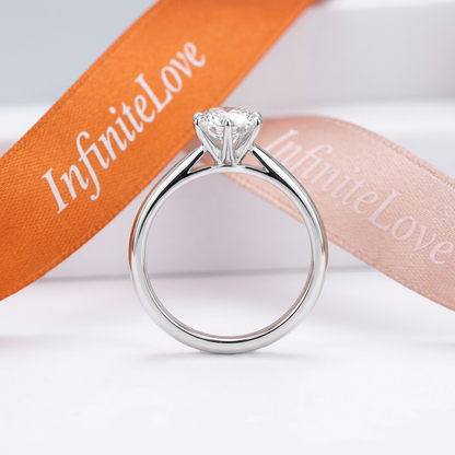 Anillo Solitario de Moissanita – Brillo Eterno