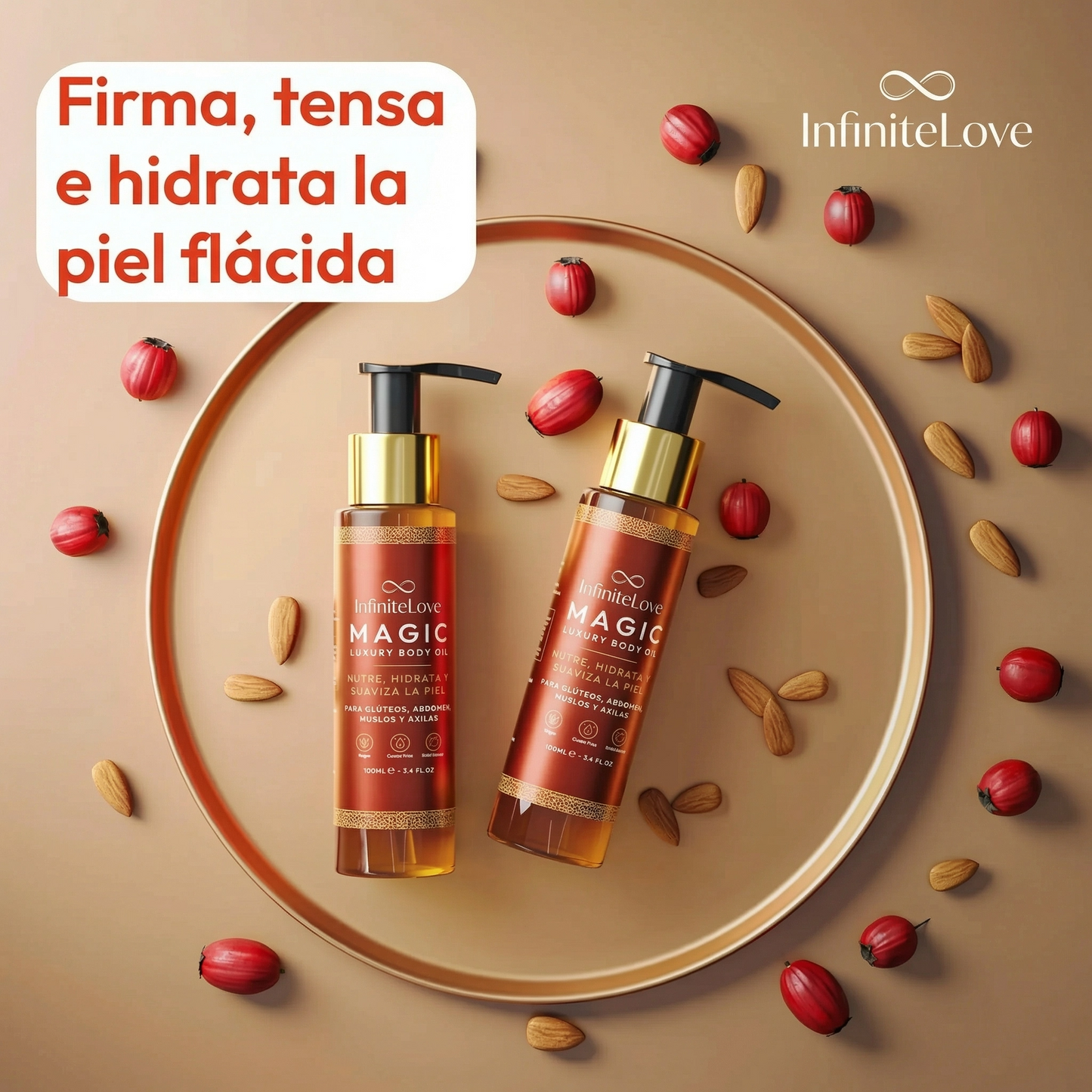 Aceite Corporal ElasticSkin™ – Estrías, Manchas y Piel Firme