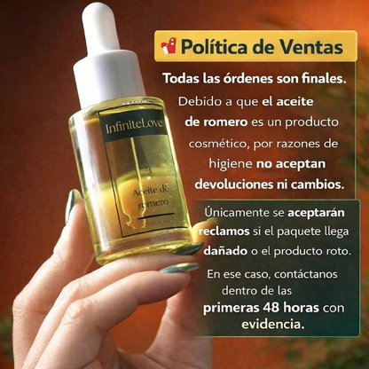 Aceite de Romero para el Crecimiento Capilar – Fortalece y Estimula desde la Raíz