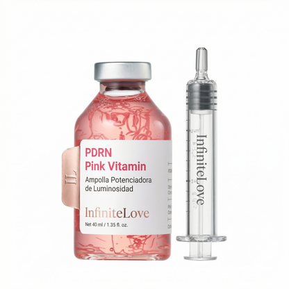 Ampolla Rejuvenecedora Pink Glow – Efecto Piel Lisa y Luminosa