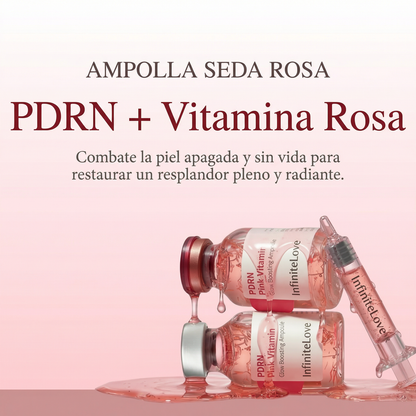 Ampolla Rejuvenecedora Pink Glow – Efecto Piel Lisa y Luminosa