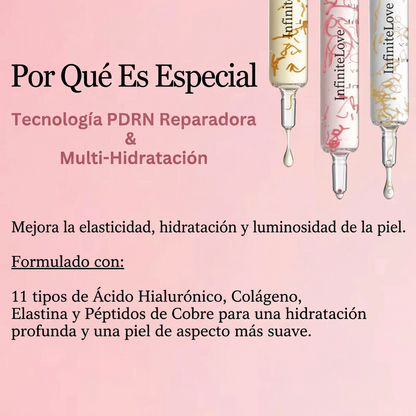 Ampolla Rejuvenecedora Pink Glow – Efecto Piel Lisa y Luminosa