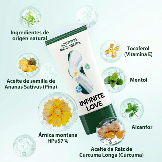 Gel Calmante para Articulaciones 'Dr. Harry 01' con Extracto de Árnica (7%) y Aceite de Cúrcuma