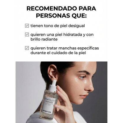 Ampolla Iluminadora Coreana con Centella Asiática y Cápsulas de Madecassoside para Tono Uniforme y Brillo Radiante