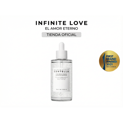 Ampolla Iluminadora Coreana con Centella Asiática y Cápsulas de Madecassoside para Tono Uniforme y Brillo Radiante