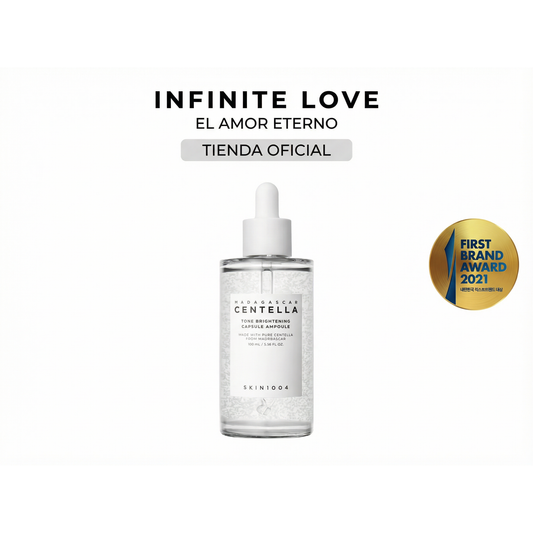 Ampolla Iluminadora Coreana con Centella Asiática y Cápsulas de Madecassoside para Tono Uniforme y Brillo Radiante