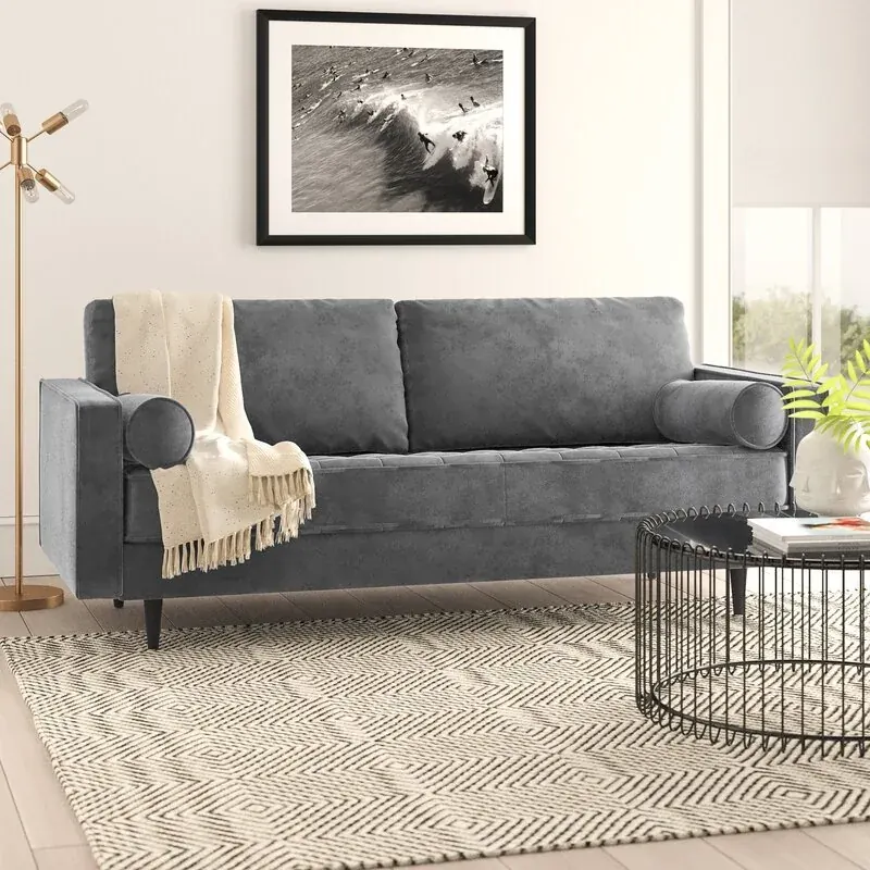 84" Wide Square Arm Sofa